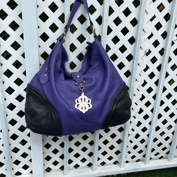 Pancaldi Italian Leather Handbag | Purple Statement | Luxe, Soft & Function - Picture 5 of 14